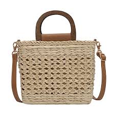 Bolso de Mano de Rafia Cluetafen Femenino Pequeño - Estilo y Versatilidad