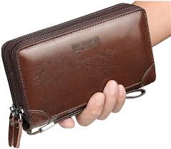 Bolso de Mano de Hombre de Cuero - Estilo y Elegancia