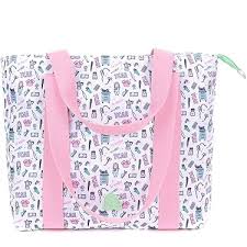 Bolso Enfermera en Apuros - Algodón Sanitarios Aguamarina