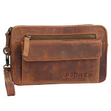 Bolso de Mano de Hombre J Jones en Marrón - Estilo y Funcionalidad