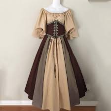 Vestido Medieval de Cordones para Mujer - Estilo y Elegancia