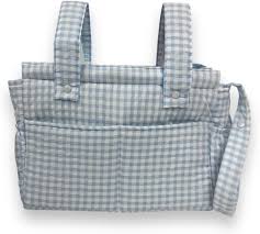 Bolso Panera Vichy para Carrito de Bebé - Estilo y Funcionalidad