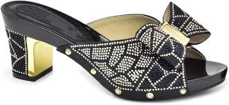 Zapatillas Italianas Decoradas con Diamantes Vsadsau - Conjunto Ideal con Bolso