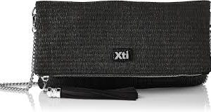 Bolso de Rafia Negro XTI 86436 - Elegancia y Estilo