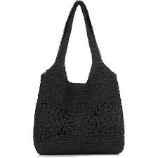 Bolsos de Verano OPLERT: Estilo y Versatilidad en Rafia Negra