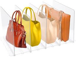 Organizador Separadores de Almacenamiento Transparentes Ajustable para Bolso