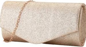 Embrague Mujeres Glitter Desmontable Elegante - El Complemento Perfecto para Bodas