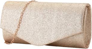 Embrague Mujeres Glitter Desmontable Elegante - El Complemento Perfecto para Bodas