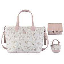 Bolso Estampado de Maternidad Mayoral en Rosa - Práctico y Chic