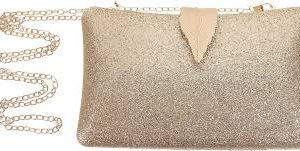Bolso Boda Dorado VALICLUD con Lentejuelas Brillantes