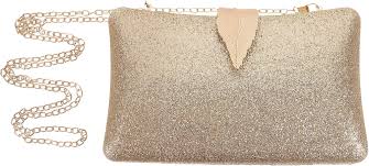 Bolso Boda Dorado VALICLUD con Lentejuelas Brillantes