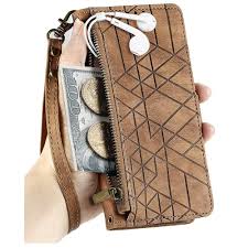 Bolso Sintético Miagon con Cremallera Magnética para iPhone 7