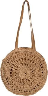 Bolso Rafia Redondo StyleBREAKER - Elegancia y Versatilidad