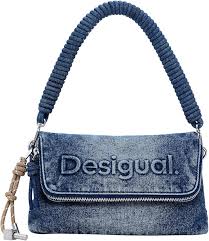 Bolso Bandolera Desigual 25SAXD23: Estilo y Funcionalidad en Denim