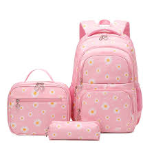 Bolso Escolar NOGRAX Impermeable y Transpirable en Color Pink