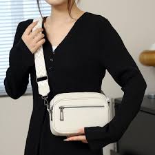 Bolso Cruzado Ajustable y Extraíble con Múltiples Bolsillos