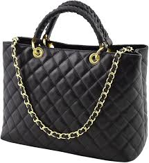 Bolso Piel Verdadera Acolchada Color - Elegancia y Estilo