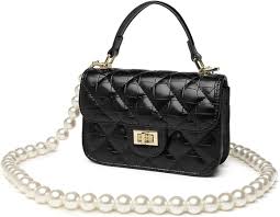 Bolso Chanel Negro Sintético Acolchado - Elegancia y Versatilidad