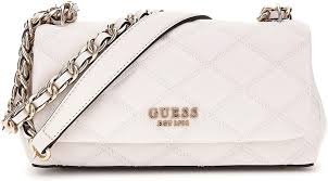 Bolso Guess Blanco Acolchado: Elegancia y Estilo