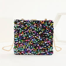 Bolso Multicolor Fiesta LZQPEARL con Lentejuelas