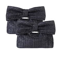 Bolso de Rafia Negro para Mujer - Elegancia y Estilo