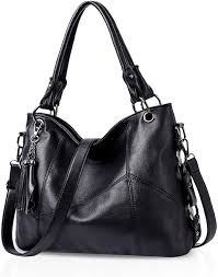 Nicole Bandolera Trabajo Escuela Señoras - Bolso Negro Piel Mujer