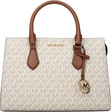 Bolso Satchel Mediano Vainilla Michael Kors para Mujer
