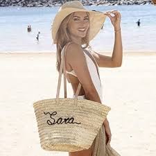 Bolso de Playa Personalizado JUANITA Capazo Pamela - Estilo Único para el Verano