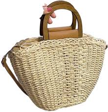 Bolso de Mimbre Playa Aquetí - Estilo y Comodidad para el Verano