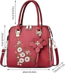 Bolso Bandolera Bordado Rosas - Compulsoryking