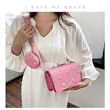 Bolso Bandolera Bordado Rosas - Estilo y Versatilidad