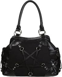 Bolso Banned Sintético Ocultismo Illuminati Pentagrama - Estilo Único