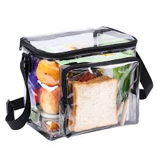 Bolso Transparente Ajustable para Llevar Comida