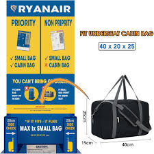 Bolso Plegable Narwey 40x20x25cm Ideal para Viajar con Ryanair