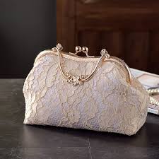 Bolso Beige Boda HUFFA Clásico Vintage Bandolera Monederos