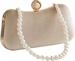 Monedero Embrague RAN Superior Sintética Beige para Bodas