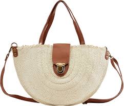 Bolso Bandolera Rafia Mujer: Modernidad y Estilo