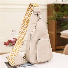 Elegante Monocolor Bandolera Mensajero para Cosméticos - Estilo y Funcionalidad