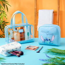 Neceser de Maquillaje Disney: Botellitas Rellenables de Stitch