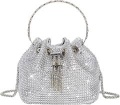 Bolso Color Plata Durio para Fiestas - Brillante y Elegante