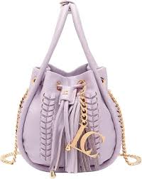 Carrie Bolso Pequeños Trenzas Imitación - Elegancia en Lila