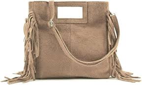 Bolso Bandolera de Flecos en Ante - Estilo y Versatilidad