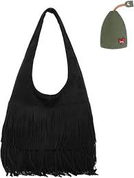 Bandolera Bohemio RICOKJRDE con Flecos de Ante