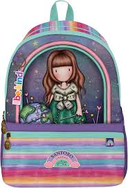 Mochila Santoro Gorjuss Multicolor: Estilo y Diversión para Niñas