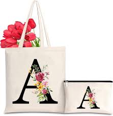 Bolso Personalizado de Cosméticos con Iniciales para Mujeres