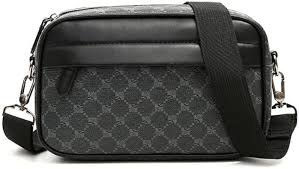 Elegante Bolso Cruzado Horizontal Cuadrado para Hombre