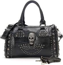 Bolso Calavera Mujer Chikencall con Remaches Góticos