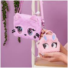 Bolso Niña con Ojos que se Mueven - Purse Pets Conejos Multicolor