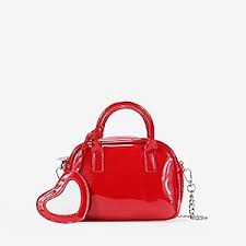 Bolso Pequeño Rojo BOSANOVA con Detalle Extraíble