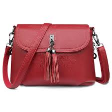 Bolso Bandolera HNOOM 9242 - Estilo y Comodidad en Rojo